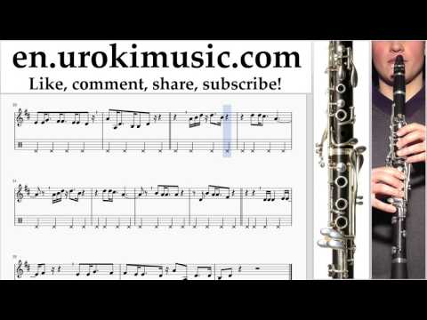 Clarinet lessons OneRepublic - Truth To Power Sheet Music Tutorial Part#2 um-i352