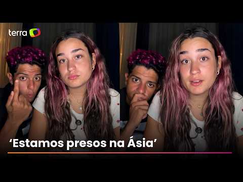 Emilly Vick e influenciadores ‘Dos Rosa’ ficam presos na Ásia após ataques no Oriente Médio