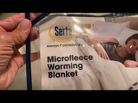 How to set up a Serta Microfleece warming electric blanket