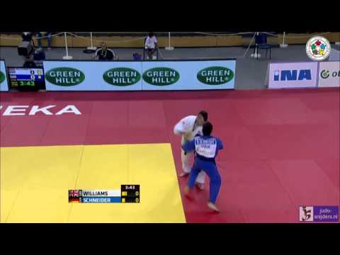 Judo 2013 Grand Prix Rijeka: Williams (GBR) - Schneider (GER) [-73kg] rep
