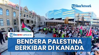 Sejarah Baru! Bendera Palestina Berkibar di Kanada, Warga Bersuka-cita: Mimpi yang jadi Kenyataan