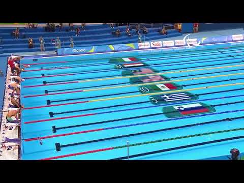 Swimming   Men s 50m Butterfly S5 heat 1   Rio 201