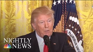 President Donald Trump Is Quiet On Michael Flynn's Guilty Plea | NBC Nightly News