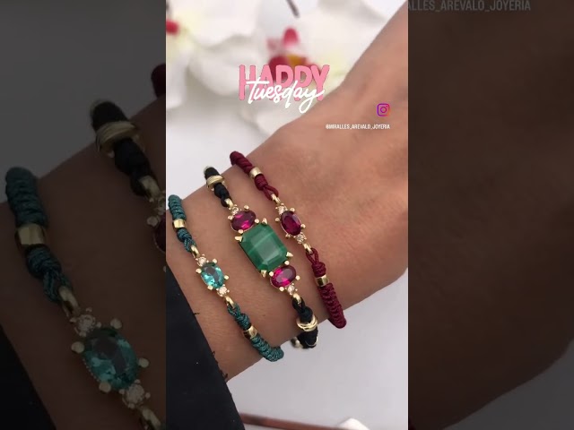 Vídeo relacionado con Adramata Pulsera Mujer de Piedra Natural de 5MM y Acero Inoxidable de 3MM - Ajustable Chapada en Oro - Boho de Cristal - Con Caja de Regalo