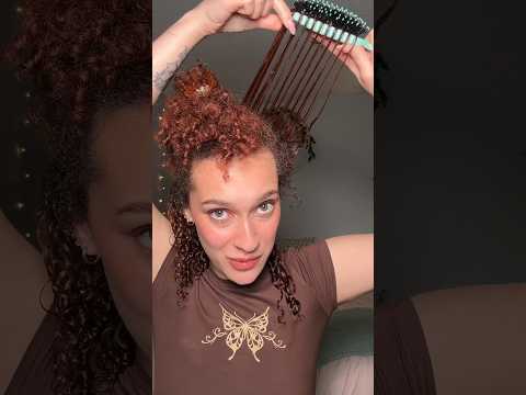 THIS MIGHT BE THE BEST CURLY HAIRBRUSH!! #curlyhair #hairstyletutorial