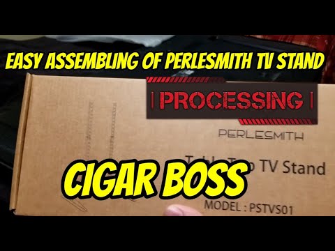 Easy Assembling of Perlesmith Universal TV Stand