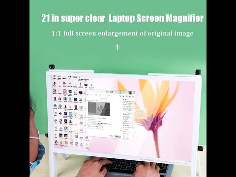22 inch Screen Magnifier for Laptop video review thumbnail