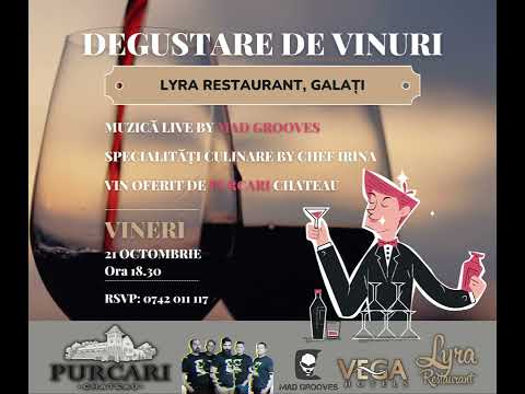 Degustare Purcari Chateau - Lyra Restaurant - Galati
