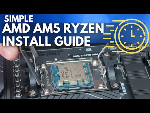 AMD AM5 Ryzen 7000 Series CPU Simple Install Guide