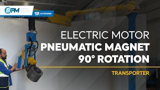 BPM Cable Model Manipulator for Electric Motor Handling with Pneumatic