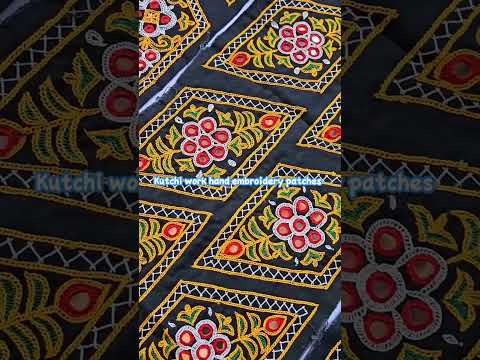 kutchi hand embroidery patches