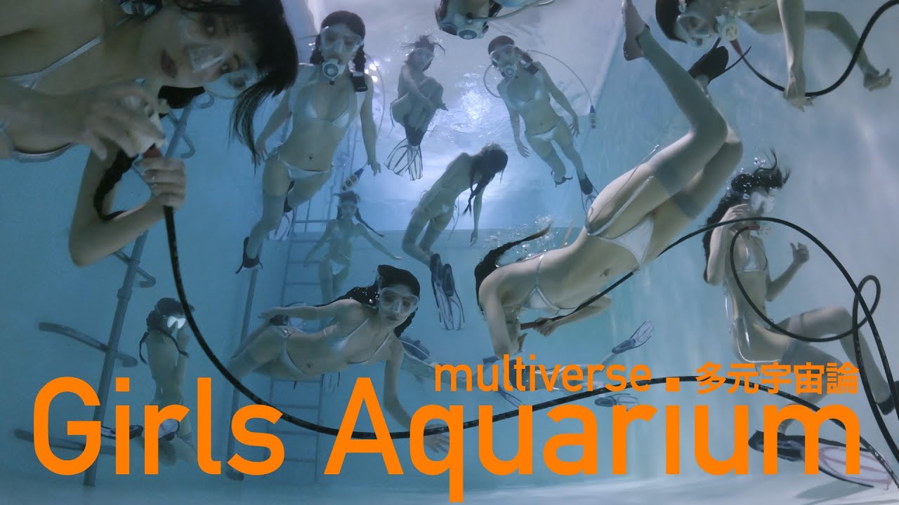 [60min] Girls Aquarium - silver 🦈 Lots of scuba girls!【multiverse／多元宇宙論】