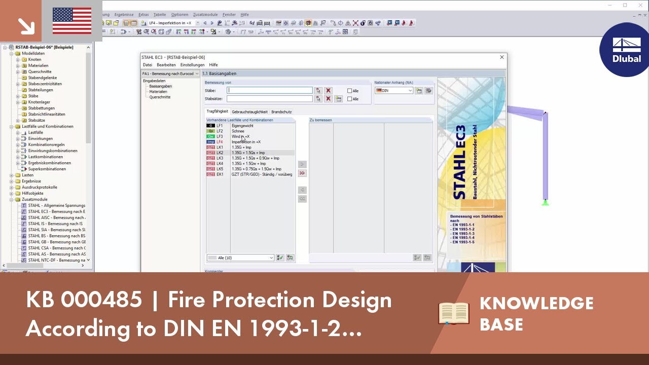 KB 000485 | Fire Protection Design According to DIN EN 1993-1-2 (Eurocode 3)