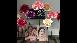 (part 2) Instagram @ Sydney Paper Flowers live video - How I started this paper flowers business
