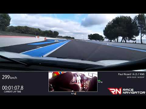 RN #1 Onboard video Paul Ricard 1A (5.7 KM), Ferrari Challenge, 01:59.746
