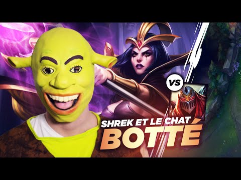 RHOBALAS : GAME DE CHAUFFE | SHREK ET LE CHAT BOTTÉ - LEBLANC VS ZED | LOL FR