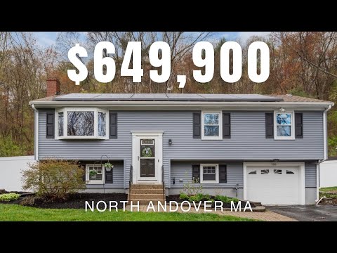 Tour this Fully Updated Home in North Andover, MA For Under $700,000