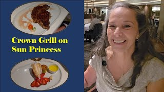 Inside the Sun Princess Crown Grill | Cruise Ship Fine Dining