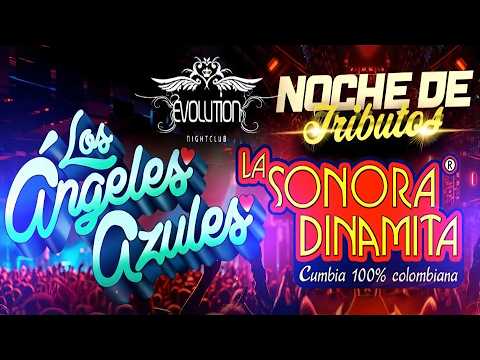 LOS ANGELES AZULES VS LA SONORA DINAMITA MIX 20 EXITOS - NOCHE DE TRIBUTO A LAS CUMBIAS CLASICAS