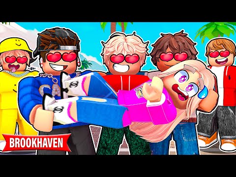 ALL THE GUYS LOVE ME ON BROOKHAVEN ON ROBLOX! ❤️