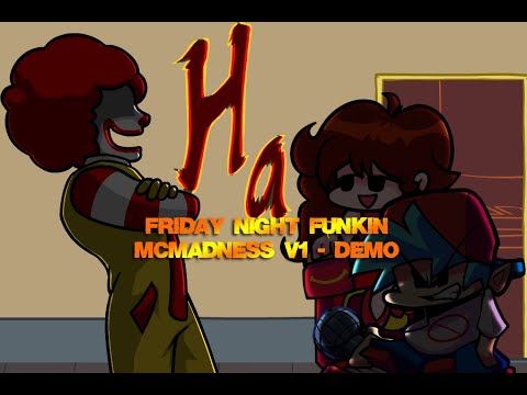 Friday Night Funkin - McMadness V1 Demo (Playthrough)