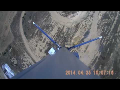 Model rocket vertical landing - Attempt 2 (Onboard CAM) - June 10th, 2017