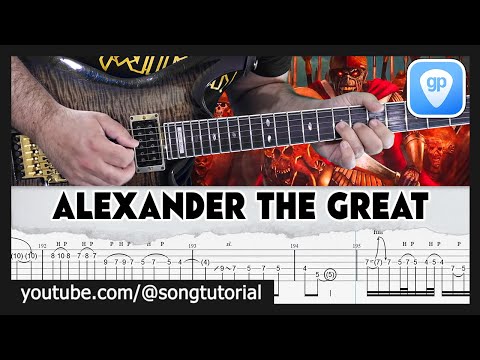 Iron Maiden | Alexander the Great | TAB | Guitar Cover | Lesson