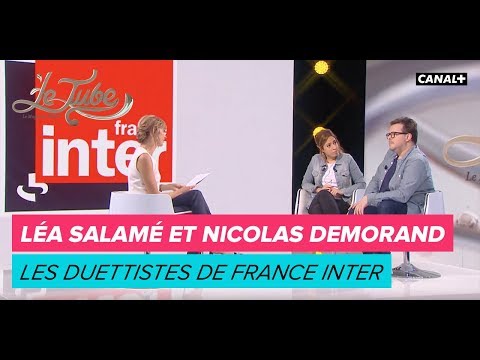 Léa Salamé et Nicolas Demorand : Les duettistes de France Inter- Le Tube du 16/09 – CANAL+