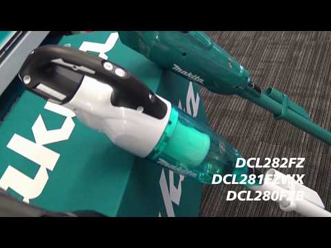 Makita DCL280FZW Akumuliatorinis dulkių siurblys 18 V Li-ion, BL-motor, Be akumuliatorių ir kroviklio! video