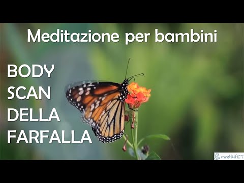 BODY SCAN DELLA FARFALLA - meditazione di consapevolezza e rilassamento per bambini