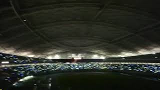大分トリニータ ハーフタイムイベント スタジアムライトショー