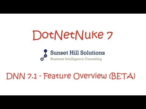 DotNetNuke 7.1 CE - Feature Overview