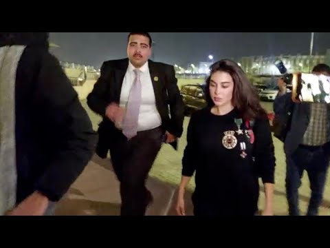 ياسمين صبري وهنا الزاهد وأحمد فهمي ونجوم الفن في عزاء والد دينا الشربيني