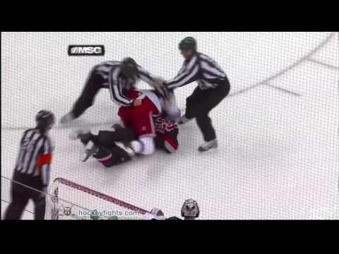 Aaron Voros vs Tom Kostopoulos