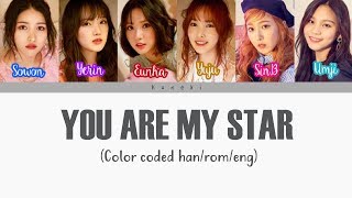 Gfriend (여자친구) You are my star (별) Lyrics Color Coded [HAN/ROM/ENG]