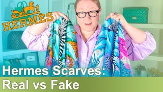 10 Tips to Authenticate an HERMES Scarf: Real vs Fake Hermes Scarf || Autumn Beckman