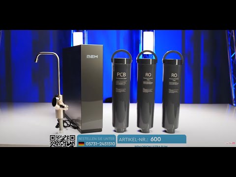 BEM Orion Ultra Slim tankloser Wasserfilter mit 5-stufigem Filtersystem Direct-Flow