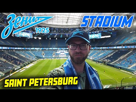 FC ZENIT Game Full Experience in Russia (St. Petersburg) 'Gasprom Stadium' full expo