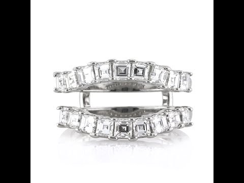 Mark Broumand - 1.80ct Asscher Cut Diamond Wedding Ring Jacket