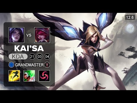 Kai'Sa vs Xayah ADC - EUW Grandmaster - Season 12 Patch 12.6