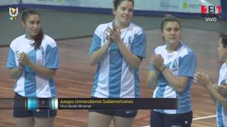 JUSBA 2016 - Final Handball Femenino Chile vs Argentina