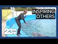 Black Dolphin Trainer Inspiring Kids
