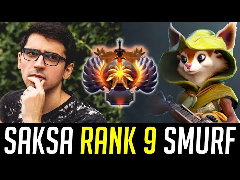 Saksa reached RANK #9 EU on his SMURF account DOTA 2