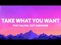 Post Malone Ozzy Osbourne Take What You Want Lyrics