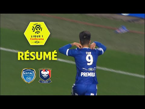 ESTAC Troyes - SM Caen ( 3-1 ) - Résumé - (ESTAC - SMC) / 2017-18
