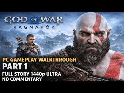 God of War Ragnarök PC Gameplay Walkthrough Part 1 – FULL STORY No Commentary