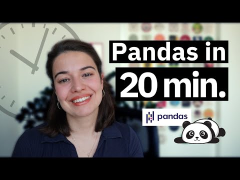 Learn Pandas in 20 minutes!
