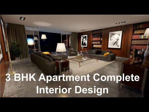 3 BHK Apartment Complete Home Interior in [ English ] Video
