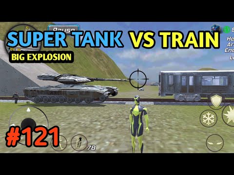 FAST TRAIN VS TANK BT 2 | ROPE FROG NINJA HERO GAMEPLAY #121