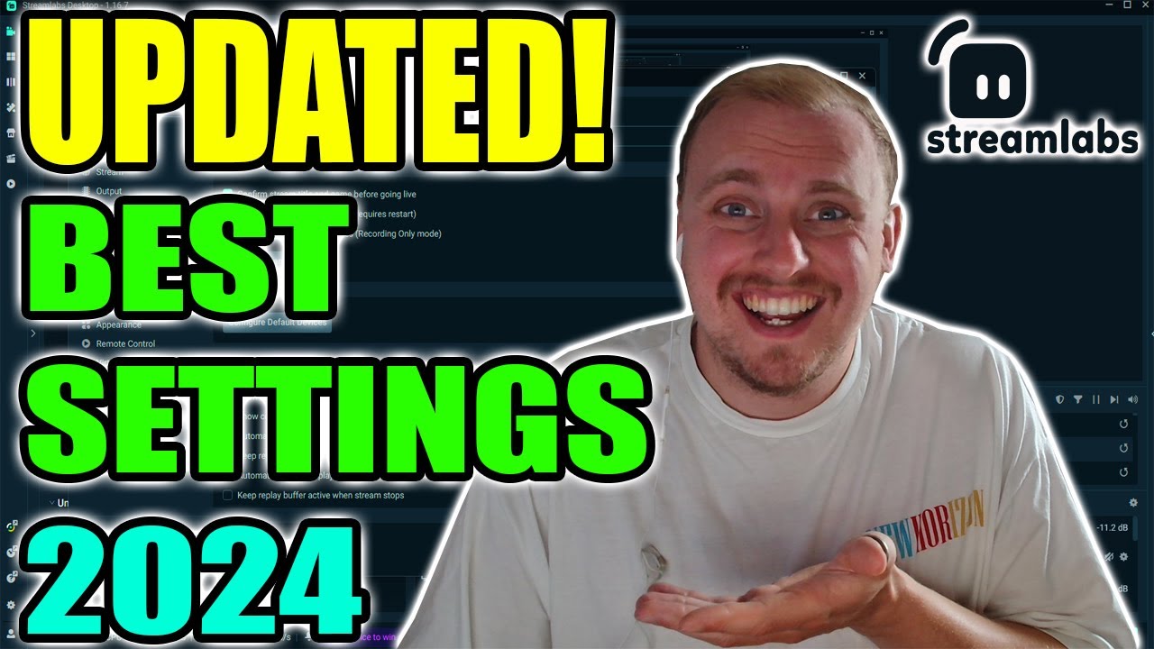 BEST SETTINGS FOR STREAMLABS 2024 UPDATED!